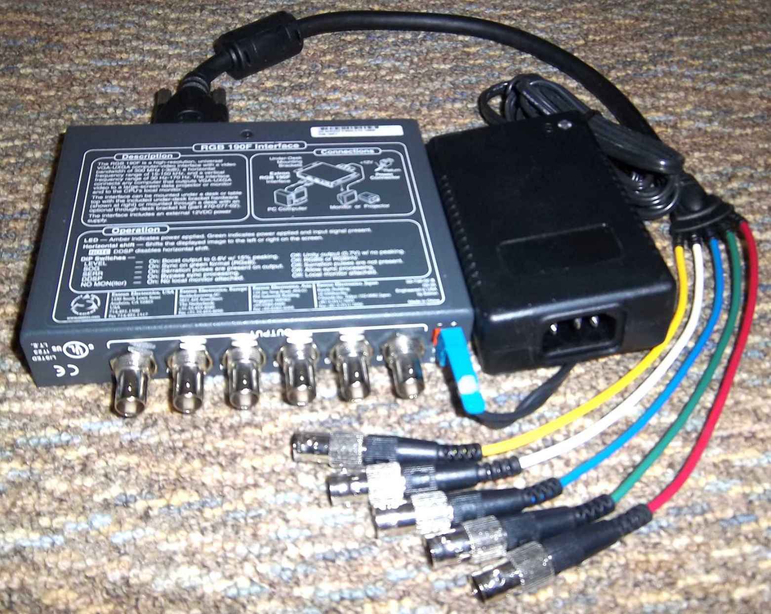 Extron RGB190F anolog computer video Interface